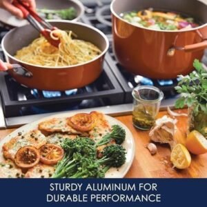 Rachael Ray Cucina Nonstick Cookware Pots and Pans Set