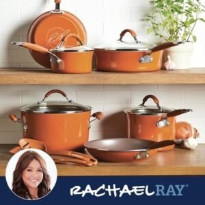 Rachael Ray Cucina Nonstick Cookware Pots and Pans Set