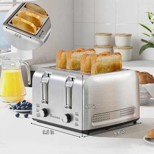 Runnatal 4 Slice Toaster - Image 2